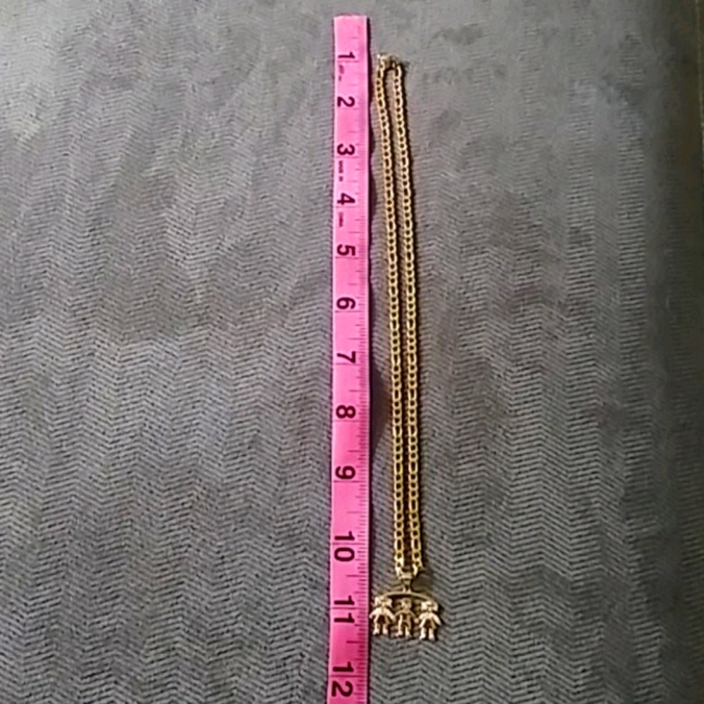 Stainless steel gold filled necklace